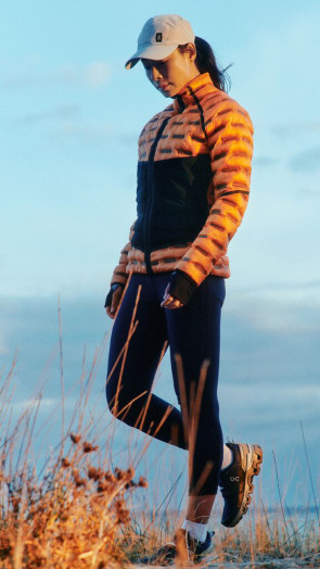 szczegóły On Running Cloudwander Waterproof, Navy/Desert