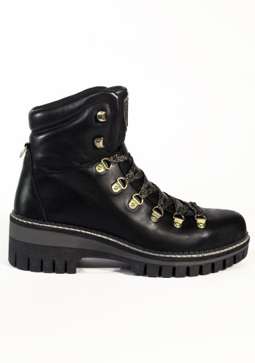 szczegóły Nis 2015456/32 Scarponcino Pelle Vitello Nero