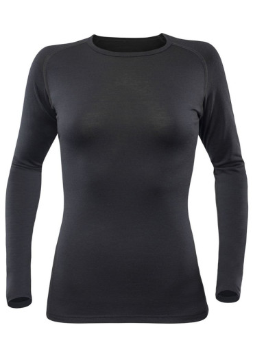 szczegóły Dámské triko Devold Breeze Merino 150 Shirt W Black