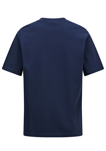 szczegóły Męska koszulka Peak Performance M Original Small Logo Tee – Blue Shadow
