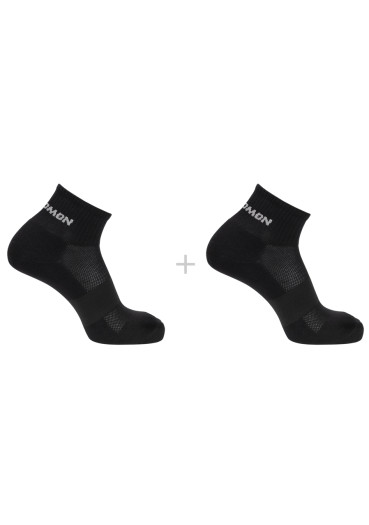 szczegóły Salomon EVASION ANKLE 2-PACK BLACK/BLACK