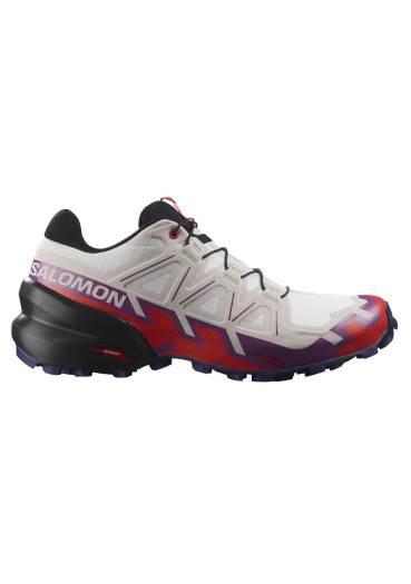 szczegóły Damskie buty trailowe Salomon SPEEDCROSS 6 W – White / Sparkling Grape