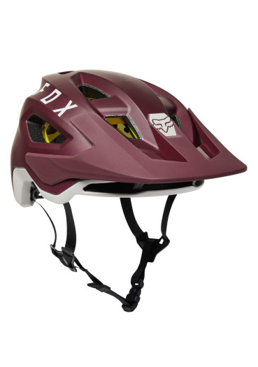 szczegóły Fox Speedframe Helmet, Ce Dark Maroon