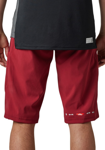 szczegóły Męskie szorty rowerowe Fox Defend Short Aurora Bordeaux