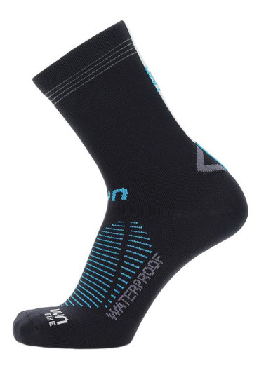 szczegóły UYN Unisex Waterproof Socks Black/Turquoise