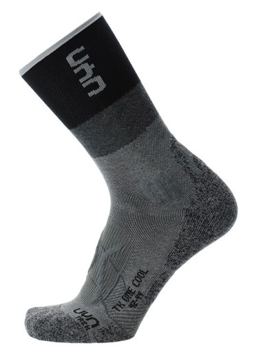 szczegóły Damskie skarpety UYN Woman Trekking One Cool Socks – Grey/Black