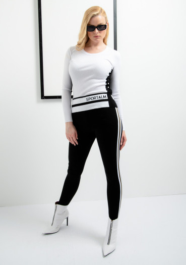 szczegóły Damski sweter Sportalm Optical White 161451998001