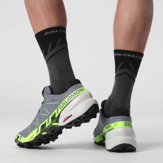szczegóły Męskie buty Salomon SPEEDCROSS 6 GTX – Flint / Gregeck / Black