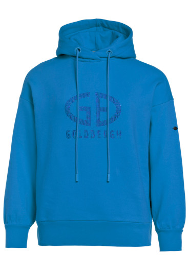 szczegóły Damska bluza Goldbergh Sparkling Hooded Sweater Electric Blue