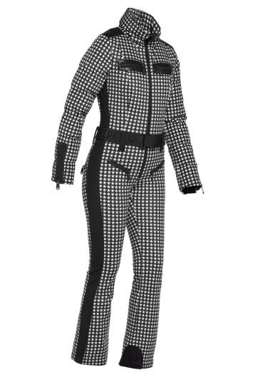 szczegóły Goldbergh Starstruck Ski Jumpsuit Black/White