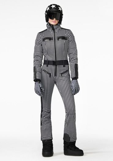 szczegóły Goldbergh Starstruck Ski Jumpsuit Black/White