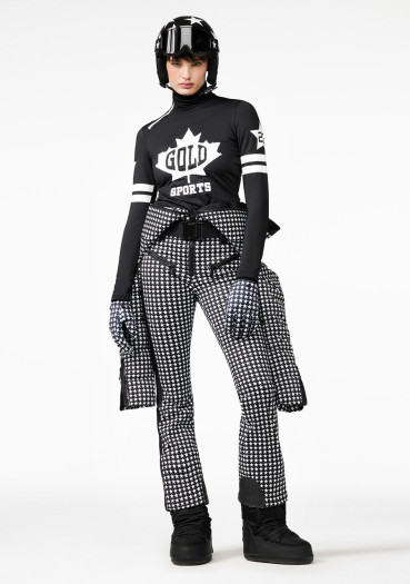 szczegóły Goldbergh Starstruck Ski Jumpsuit Black/White