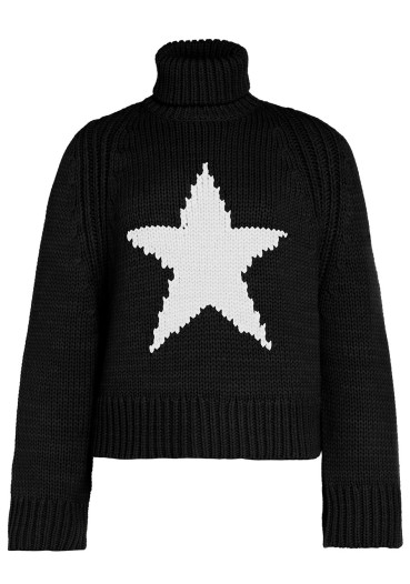 detail Goldbergh Beauty Long Sleeve Knit Sweater black