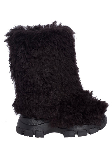 szczegóły Damskie buty zimowe Goldbergh Bushy Snowboot Faux Fur black