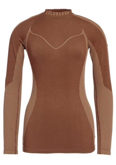 szczegóły Goldbergh Fast Baselayer Long Sleeve mocha