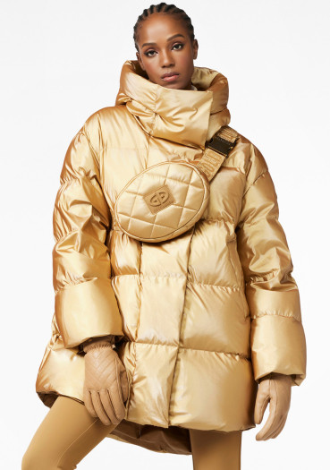 szczegóły Goldbergh Metallic Jacket gold