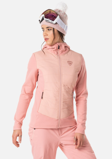 szczegóły Dámská mikina Rossignol W Classique Hybrid Clim Pink