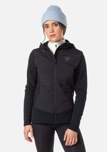 szczegóły Dámská mikina Rossignol W Classique Hybrid Clim Black