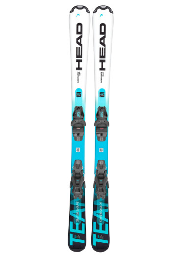 szczegóły Dziecięce narty zjazdowe Head Supershape Team Easy + JRS 4.5 GW CA