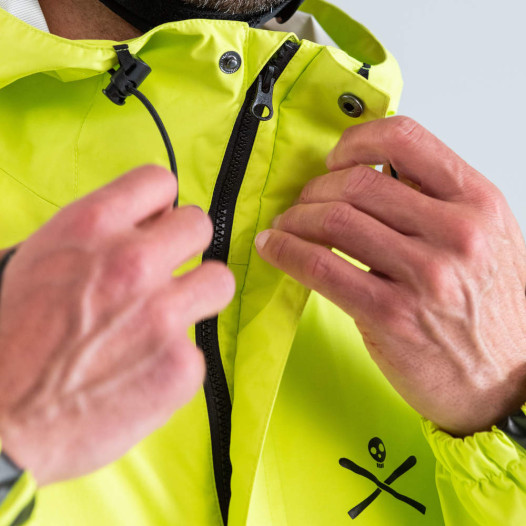 szczegóły Head Race Rain Coat Men Yellow