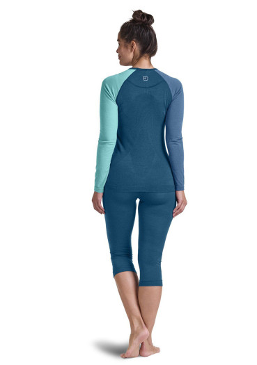 szczegóły Spodnie krótkie Ortovox 120 Competition Light Short Pants w kolorze Petrol Blue