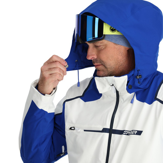 szczegóły Kurtka męska Spyder-M TITAN JACKET-ELECTRIC BLUE