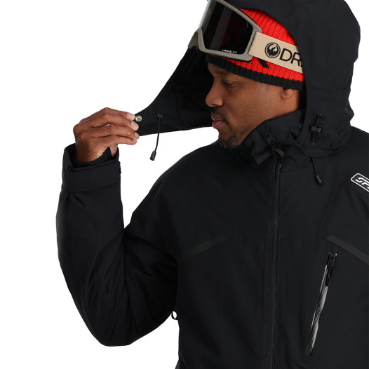szczegóły Spyder-M LEADER JACKET-BLACK