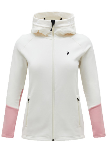 szczegóły Peak Performance W Rider Zip Hood Vintage White/Warm Blush