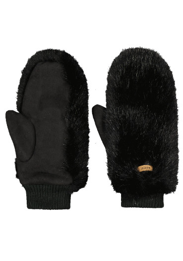 szczegóły Barts Fur Mitts Black