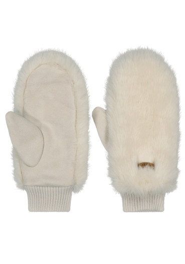 szczegóły Barts Fur Mitts White
