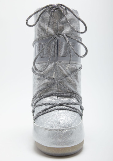 szczegóły Dámské boty Moon Boot Icon Glitter 002 Silver