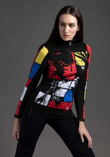 szczegóły Dámský svetr Newland N4 6324/99 Lady T-Neck