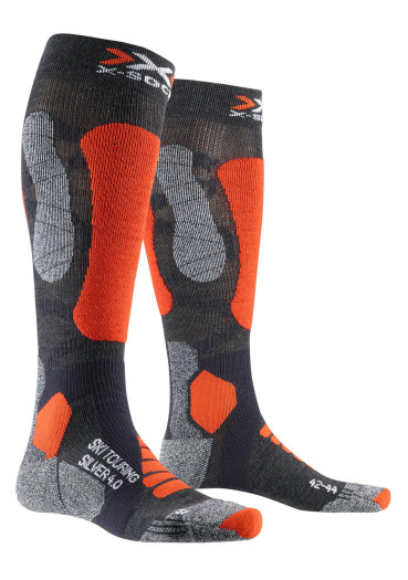 szczegóły Męskie podkolanówki X-SOCKS® Ski Touring Silver 4.0 