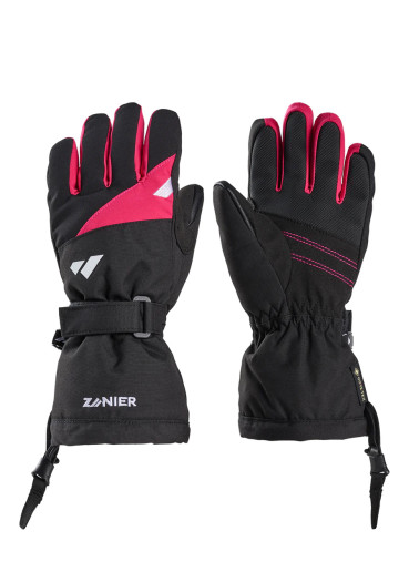 szczegóły Dziecięce rękawice Zanier LOFER GTX – Black/Fuchsia