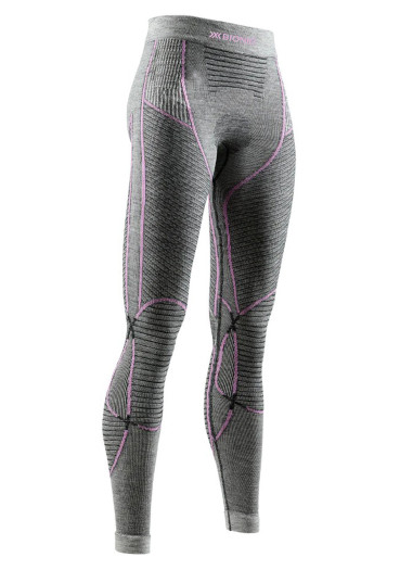 szczegóły Damskie spodnie termoaktywne X-BIONIC® Merino Pants Wmn B343 – Black/Grey/Magnolia 