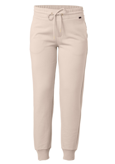 szczegóły Goldbergh Ease Pants White Sand