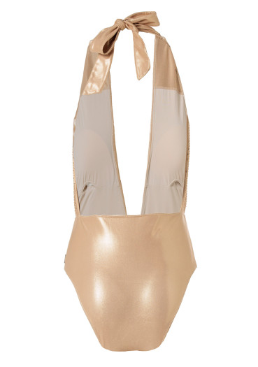 szczegóły Goldbergh Posie Bathing Suit Gold