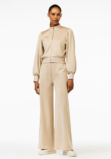 szczegóły Goldbergh Rosa Long Pants White Sand