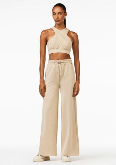 szczegóły Goldbergh Rosa Long Pants White Sand