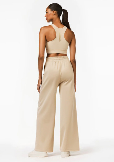 szczegóły Goldbergh Rosa Long Pants White Sand