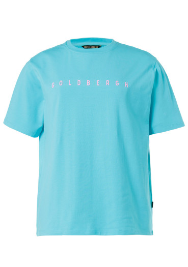 szczegóły Goldbergh Ruth Short Sleeve Top Atlantic Blue