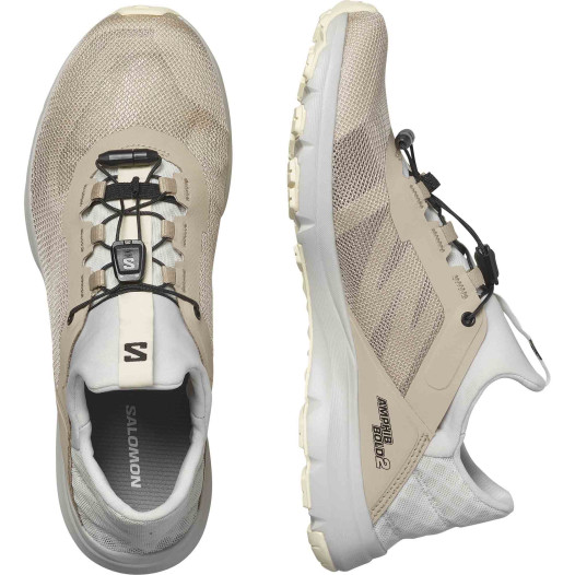 szczegóły Damskie buty Salomon AMPHIB BOLD 2 W – White Pepper / Glacier Gray / Thyme Yellow