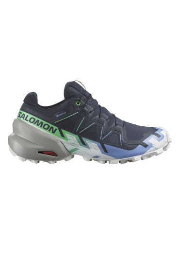 szczegóły Damskie buty Salomon SPEEDCROSS 6 GTX W – Carbon / Provenance / White