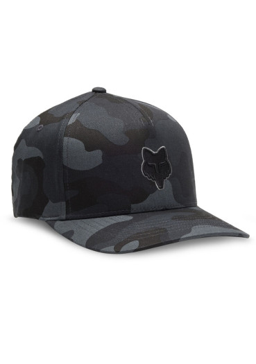 szczegóły Fox Fox Head Flexfit Hat Black Camo