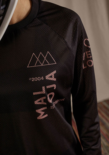 szczegóły Damska koszulka rowerowa Maloja ElferkofelM. – Deep Black