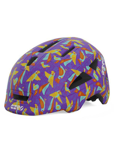 szczegóły Dziecięcy kask rowerowy GIRO Scamp II Mat Purple Libre