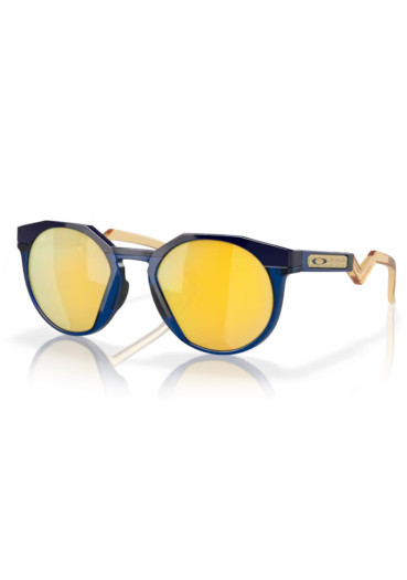 szczegóły Oakley 9242-1152 HSTN KM Navy/Trns Blue w/ Prizm 24K Pol