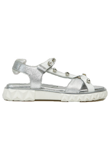 szczegóły Nis 2129610/2 Sandalo/Castoni Silver-White