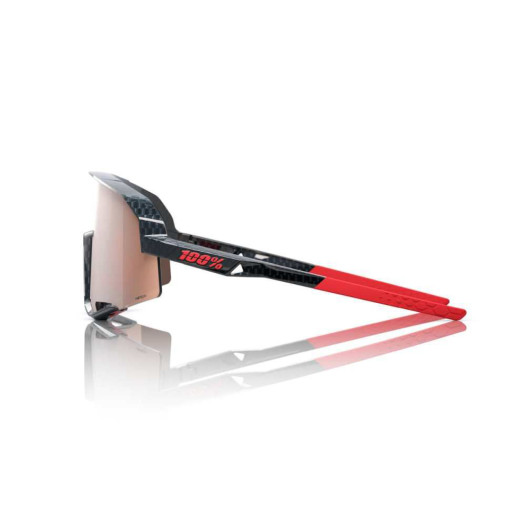szczegóły 100% SLENDALE - Gloss Crabon Fiber - HiPER Crimson-Silver Lens