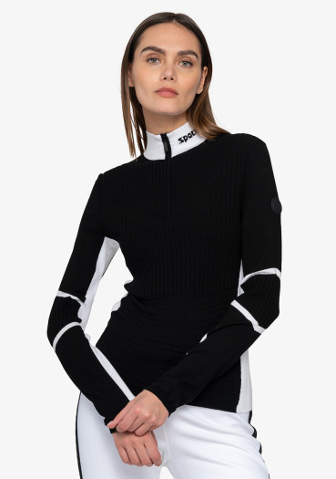 szczegóły Dámský svetr Sportalm 1824507651 Black
